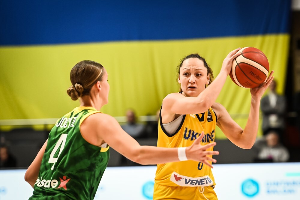 Кристина Філевич зіграє за збірну України в матчах кваліфікації Євробаскету-2025 